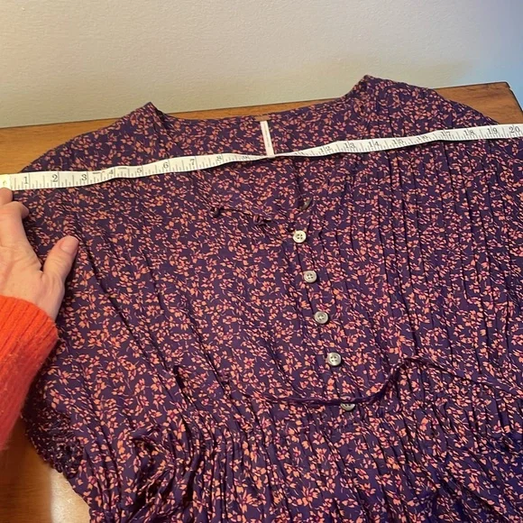 FREE PEOPLE one fine day floral babydoll - Picture 7 of 10